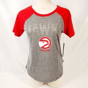 Official NBA Atlanta Hawks Tee w/ Sequins